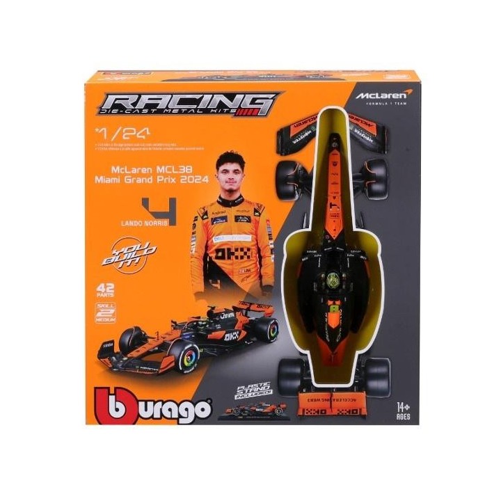 F1 Model Kit Mclaren Team MCL38 4 Lando Norris