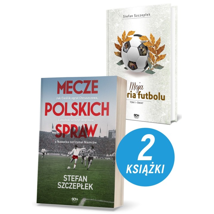  Pakiet: Mecze polskich spraw + Moja historia futbolu. T. 1. Świat (TW)
