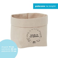 SQN Originals: Bawełniany organizer na książki (12x20x17 cm)