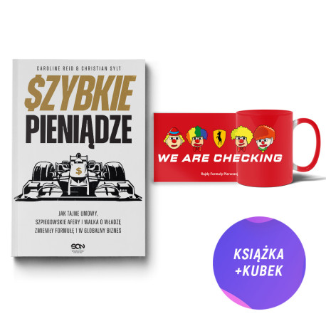  Szybkie pieniądze (książka + kubek F1 330ml czerwony MEM Rajdy Formuły Pierwszej)