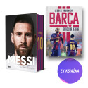 SQN Originals: Messi. Biografia. Wydanie IV (barwione brzegi) + Barca. Burzliwa dekada (2x książka)