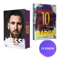 SQN Originals: Messi. Biografia. Wydanie IV (barwione brzegi) + Barca. Złota dekada (2x książka)