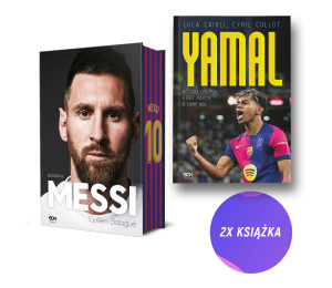 SQN Originals: Messi. Biografia. Wydanie IV (barwione brzegi) + Lamine Yamal (2x książka)