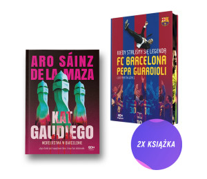 Kat Gaudiego + FC Barcelona Pepa Guardioli - barwione brzegi (2x książka)