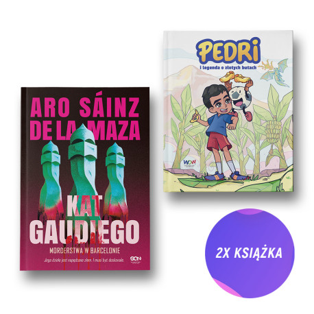 Kat Gaudiego + Pedri i legenda o złotych butach (2x książka)