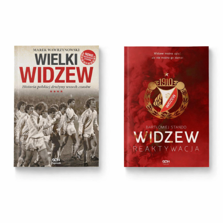 SQN Originals: Wielki Widzew. Historia polskiej drużyny wszech czasów + Widzew. Reaktywacja (MK) (2x książka + zakładka gratis)