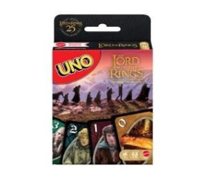 Uno Lord of the Rings Władca Pierścieni Gra karcia