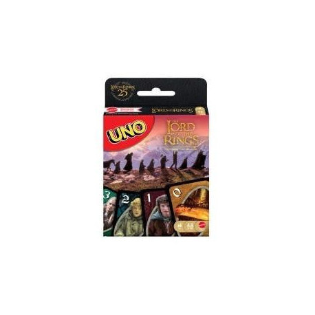 Uno Lord of the Rings Władca Pierścieni Gra karcia