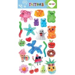 Tatuaże zmywalne Jelly Fun HAPPY COLOR