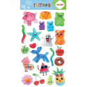 Tatuaże zmywalne Jelly Fun HAPPY COLOR