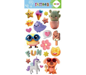 Tatuaże zmywalne Summer Fun HAPPY COLOR