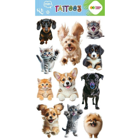 Tatuaże zmywalne Best Friends HAPPY COLOR