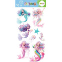Tatuaże zmywalne Magical Sirens HAPPY COLOR
