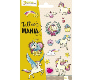 Tatuaże zmywalne Jednorożce