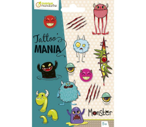 Tatuaże zmywalne Potwory