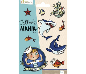 Tatuaże zmywalne Morskie