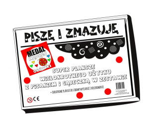 Piszę i zmazuję. Super zestaw dużych plansz...
