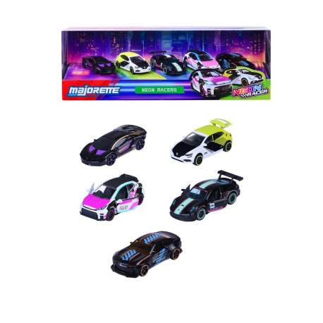 Majorette Neon Racer 5-pak