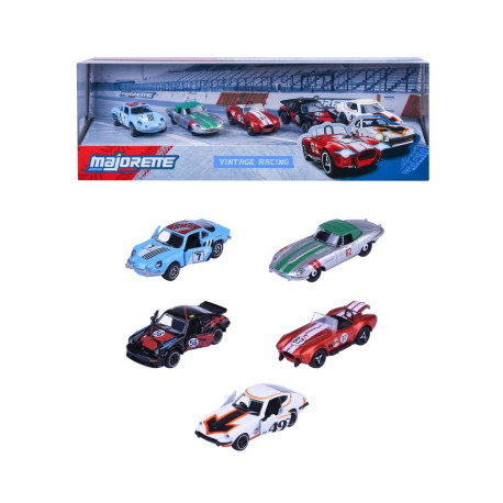 Majorette Vintage Racing 5-pak