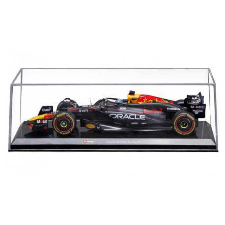 Formula With Helmet&amp;Plastic Stand Oracle Red Bull