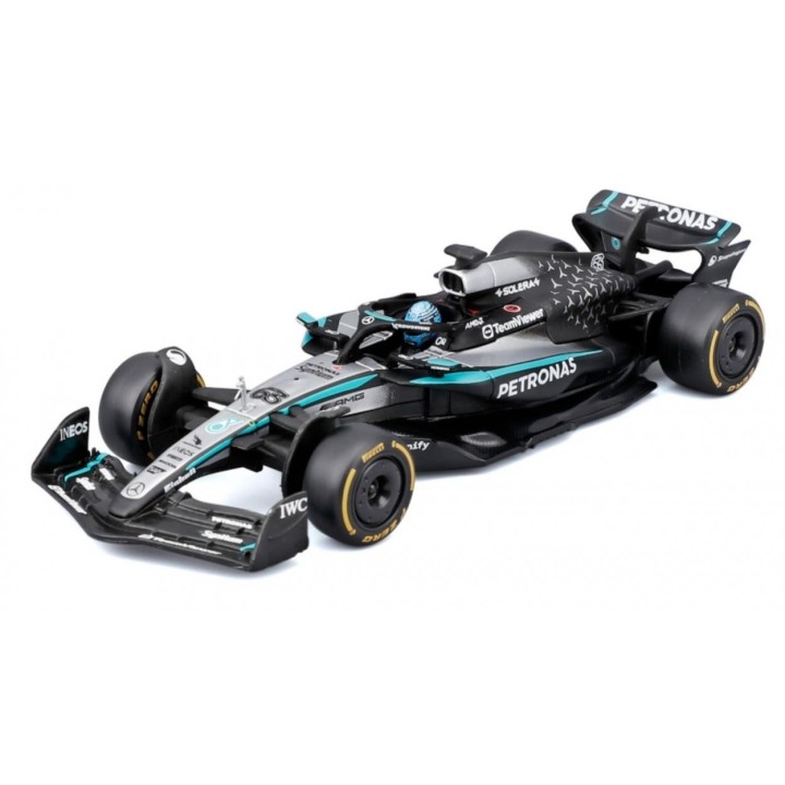Formula With Helmet & Plastic Stand Mercedes-Amg