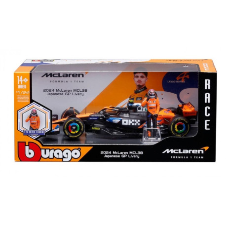 Formula With Figure Mclaren Team MCL38