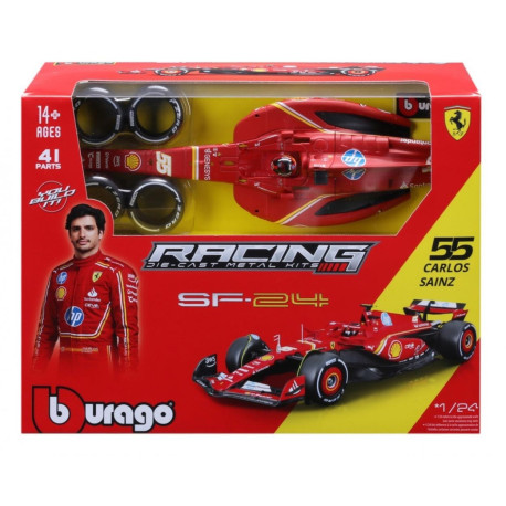 Ferrari Formula Model Kit With Helmet Without