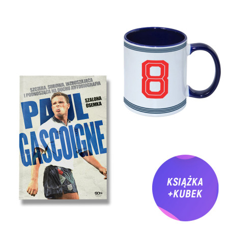 Paul Gascoigne. Szalona ósemka. Autobiografia (książka + kubek nr 8 Gascoigne Anglia)
