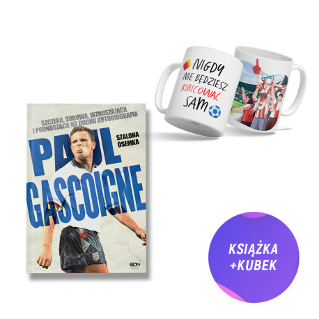 Paul Gascoigne. Szalona ósemka. Autobiografia (książka + kubek Nigdy nie będziesz kibicować sam)