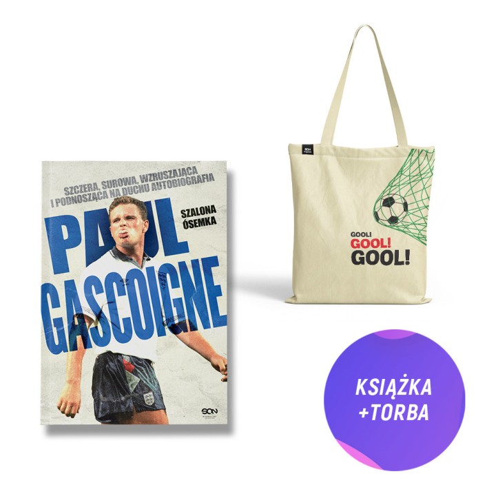 Paul Gascoigne. Szalona ósemka. Autobiografia (książka + torba bawełniana Gool!)