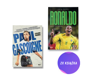 Paul Gascoigne. Szalona ósemka + Ronaldo. Brazylijski Fenomen (2x książka)