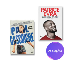 Paul Gascoigne. Szalona ósemka + Patrice Evra (2x książka)