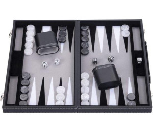 Backgammon czarno-biały