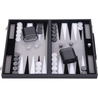 Backgammon czarno-biały