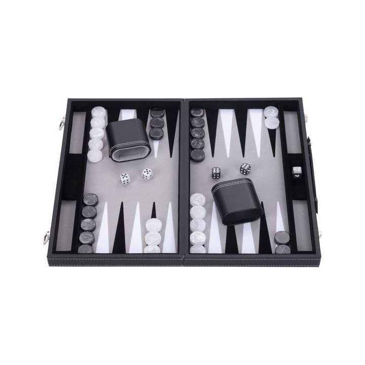 Backgammon czarno-biały