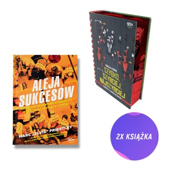 Aleja sukcesów + Szybko, szybciej, najszybciej - barwione brzegi (2x książka)