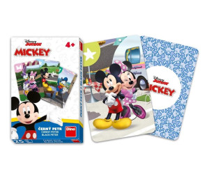 Myszka Miki i Minnie Karty do gry Czarny Piotruś