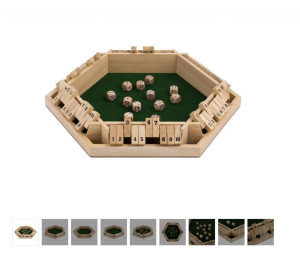 Shut the BOX zestaw dla 6 graczy