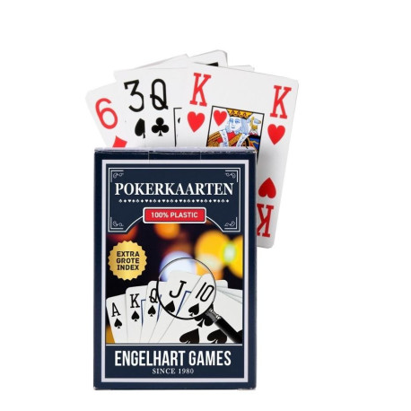 Karty pokerowe VPE 100% Plastic 4 index