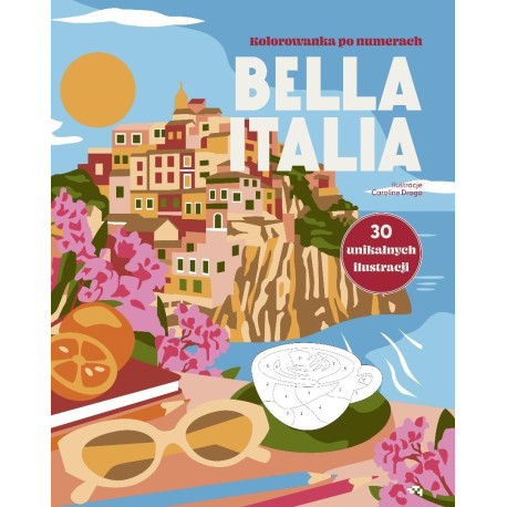 Bella Italia. Kolorowanka po numerach