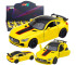 Samochód sportowy światło dźwięk żółty 1:32