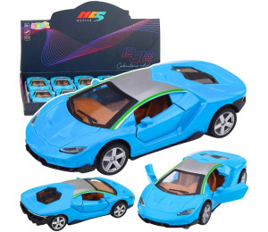 Samochód sportowy światło dźwięk niebieski 1:32