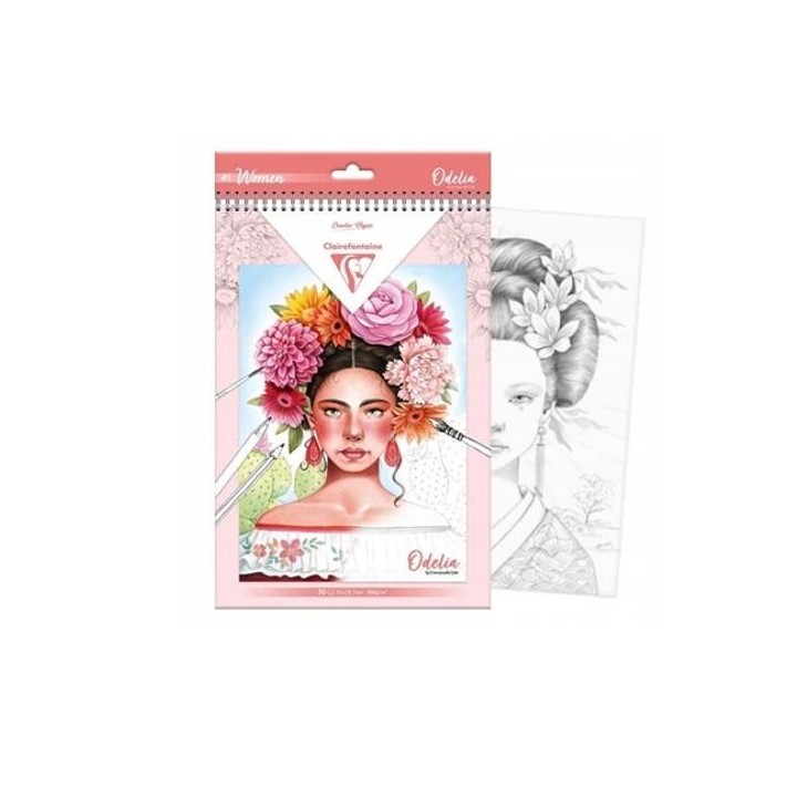 Kolorowanki A4 Odelia Women - Emmanuelle Colin