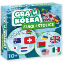 Gra w Kółka Flagi i Stolice