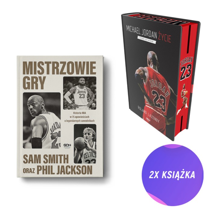  Mistrzowie gry + Michael Jordan. Życie - barwione brzegi (2x książka)