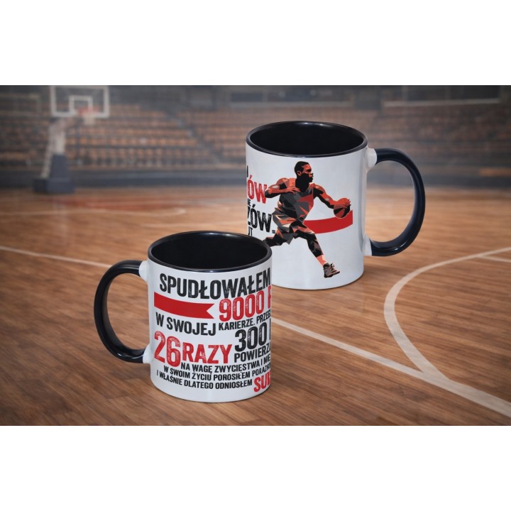 Kubek koszykarski (330 ml) spudłowałem ponad 9000 rzutów