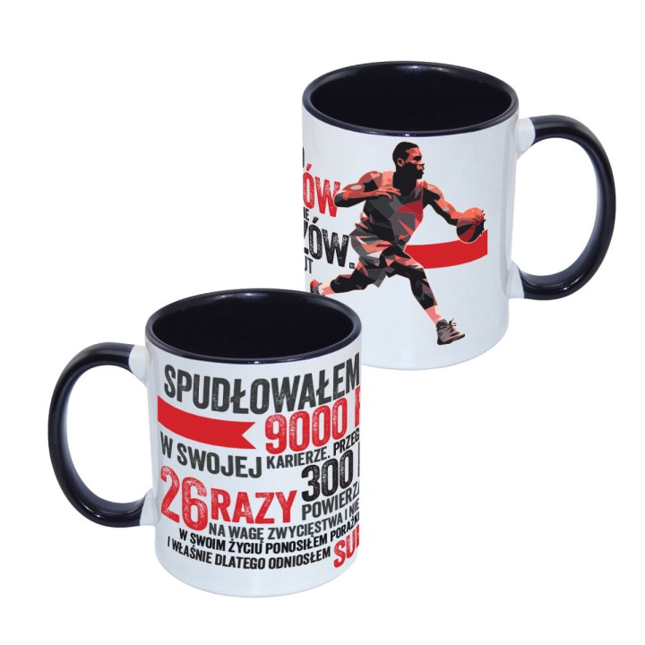 Kubek koszykarski (330 ml) spudłowałem ponad 9000 rzutów