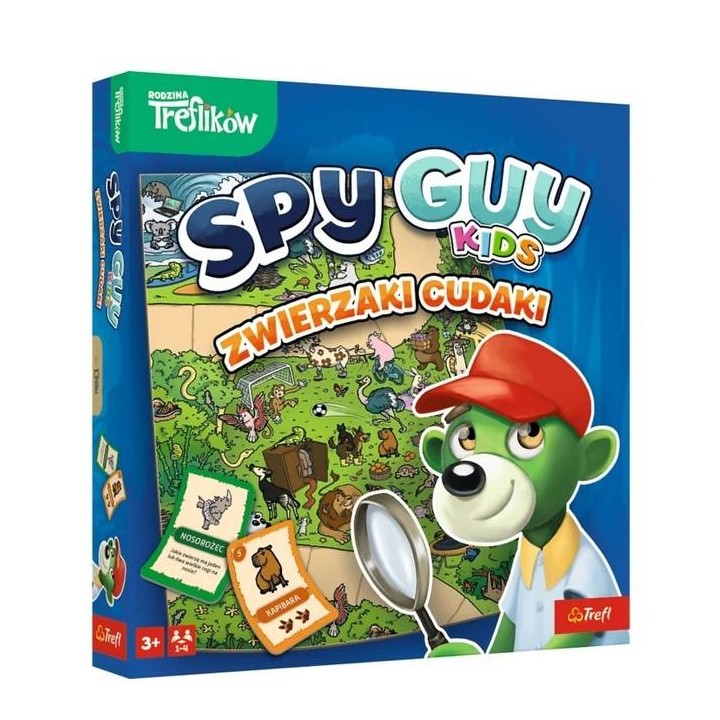 Gra Spy Guy Kids Zwierzaki Cudaki TREFL