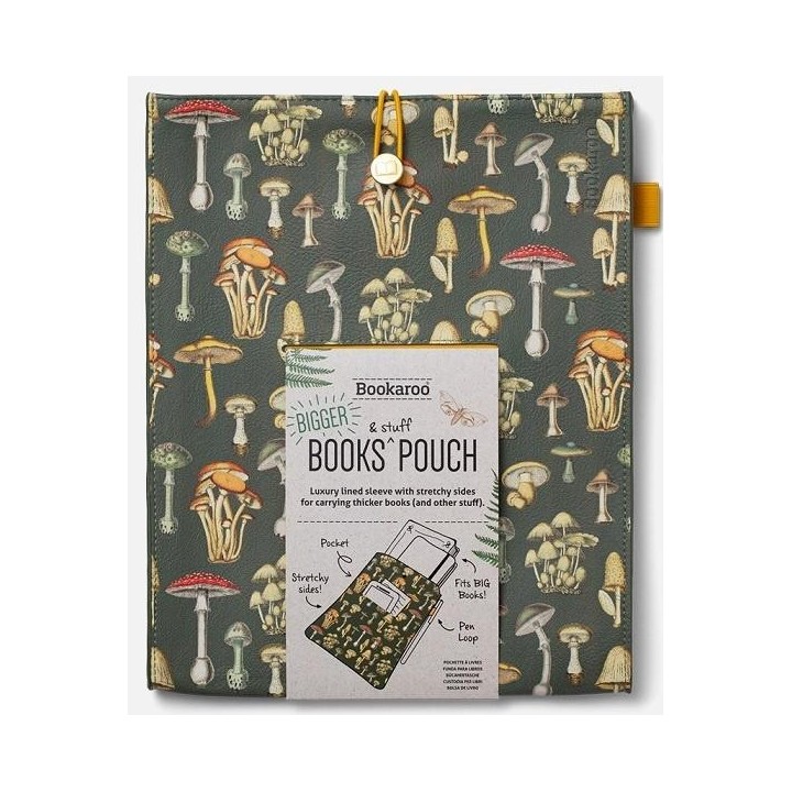 Bookaroo Books & Stuff etui na książkę Grzyby