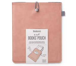 Bookaroo Books & Stuff etui na książkę pudrowy